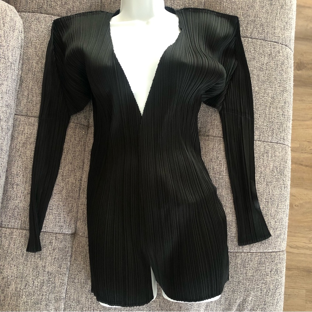 Pleats please by Issey Miyake cardigan